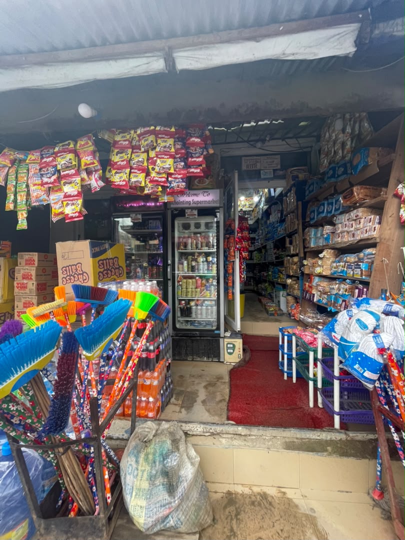 Anointing Supermarket storefront on Rumunduru Farm Road